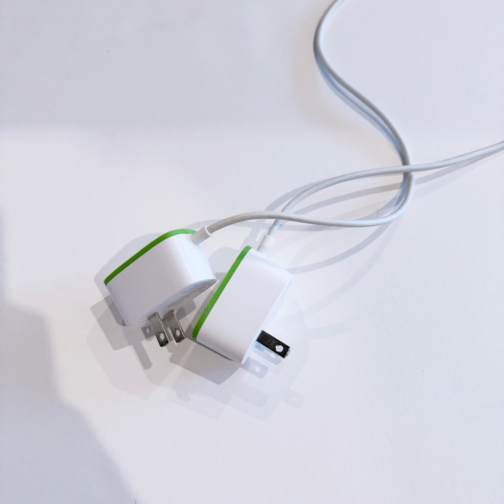 Set of 2 lightning cable with extra long cord